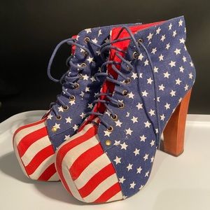 Jeffrey Campbell American Lita Boot Size 10